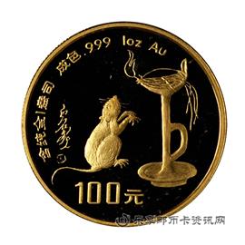 钱币中国丙子（鼠）年生肖纪念币